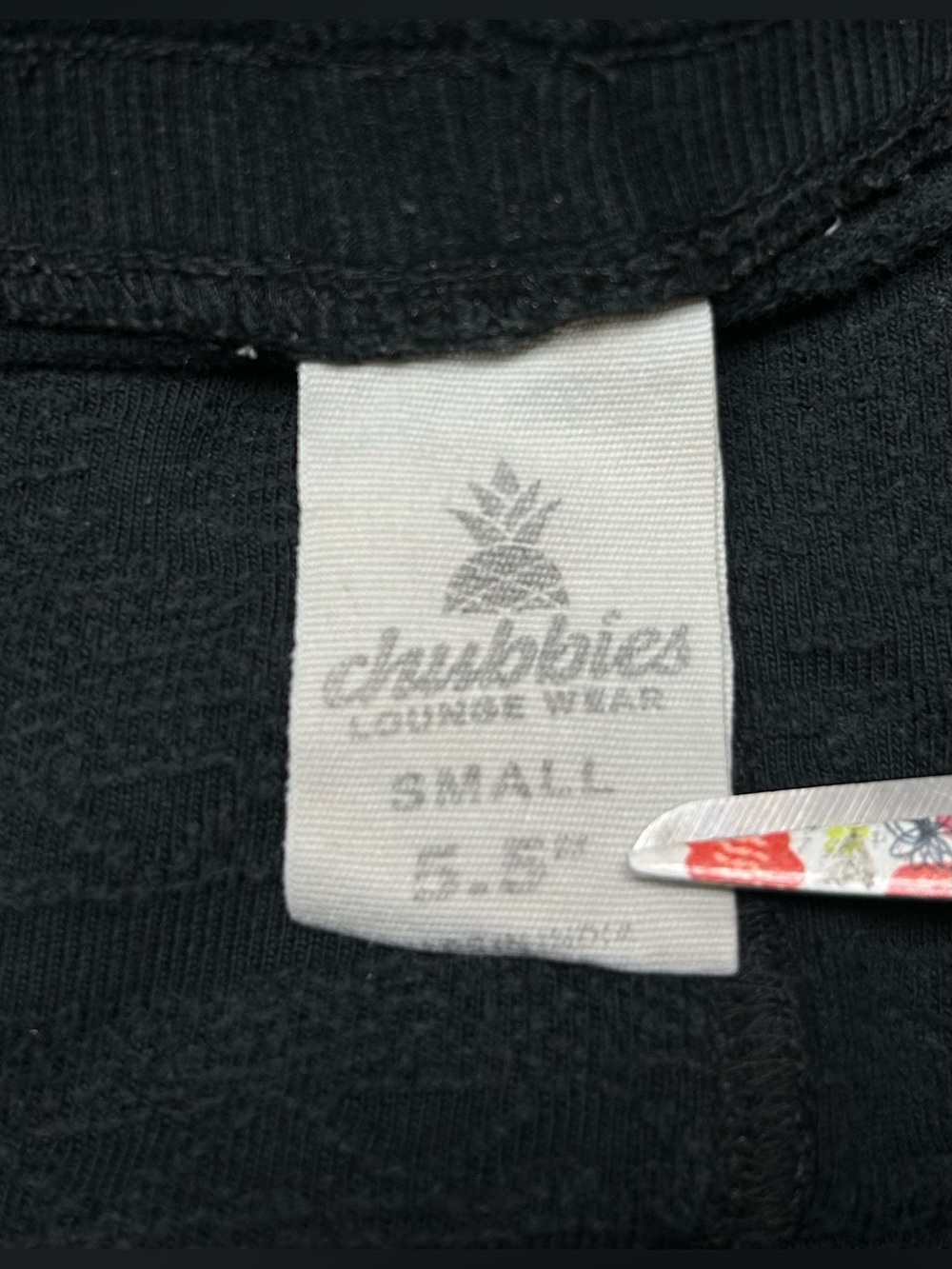 Chubbies Aztec Black Velour 5.5” Schwort Lounge Shorts Size Small - Picture 6 of 7